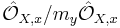 \hat{\mathcal O}_{X,x}/m_y\hat{\mathcal O}_{X,x}