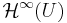  \mathcal{H}^\infty (U) 