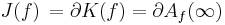 J(f)\, = \partial K(f) =\partial  A_{f}(\infty)