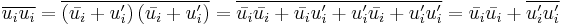  \overline{u_i u_i} 
= \overline{\left( \bar{u_i} %2B u_i^\prime \right)\left( \bar{u_i} %2B u_i^\prime \right) }
= \overline{\bar{u_i}\bar{u_i} %2B \bar{u_i}u_i^\prime %2B u_i^\prime\bar{u_i} %2B u_i^\prime u_i^\prime}
= \bar{u_i}\bar{u_i} %2B \overline{u_i^\prime u_i^\prime} 