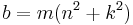 b=m(n^{2}%2Bk^{2}) \, 