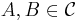  A,B \in \mathcal{C}