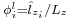 \scriptstyle{\phi^l_i = \hat{l}_{z_i}/L_z}