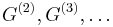 G^{(2)}, G^{(3)}, \ldots