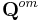 \mathbf{Q}^{om} 