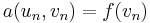 a(u_n,v_n) = f(v_n)