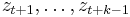  z_{t%2B1}, \dots, z_{t%2Bk-1}