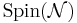 \mathrm{Spin}(\mathcal{N})