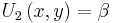 U_2\left(x,y\right)=\beta