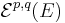 \mathcal E^{p,q}(E)