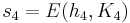 s_4 = E(h_4, K_4)