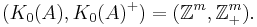  (K_0(A), K_0(A)^%2B) = (\mathbb{Z}^m, \mathbb{Z}_%2B ^m).