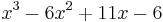 x^3-6x^2%2B11x-6\,