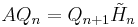  A Q_n = Q_{n%2B1} \tilde{H}_n 