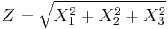 Z = \sqrt{X_1^2%2BX_2^2%2BX_3^2}