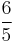 \frac{6}{5}