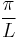 \frac{\pi}{L}