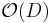 \mathcal{O}(D)