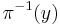 \pi^{-1}(y)