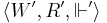 \langle W',R',\Vdash'\rangle