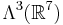 \Lambda^3(\Bbb R^7)