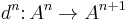 d^n\colon A^n \to A^{n %2B 1}