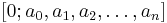 [0;a_0,a_1,a_2,\ldots,a_n]