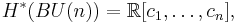 H^*(BU(n))=\mathbb{R}\lbrack c_1,\ldots,c_n\rbrack,