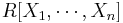 R[X_1,\cdots,X_n]