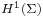 \scriptstyle H^1(\Sigma)