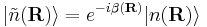 
|\tilde n(\mathbf R)\rangle=e^{-i\beta(\mathbf R)}|n(\mathbf R)\rangle
