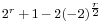 \scriptstyle 2^r \,%2B\, 1 \,-\, 2(-2)^{\frac{r}{2}}