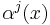 \alpha^j(x)