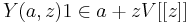 Y(a,z)1 \in a %2B zV[[z]]