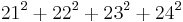 21^2 %2B 22^2 %2B 23^2 %2B 24^2