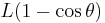 L (1 - \cos\theta)