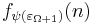 f_{\psi(\varepsilon_{\Omega%2B1})}(n)