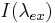 I(\lambda_{ex})