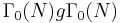 \Gamma_0(N) g \Gamma_0(N)