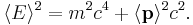 \left.\right.
\langle E \rangle^2=m^2c^4%2B\langle \mathbf{p} \rangle^2c^2.
