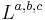 L^{a,b,c}\ 