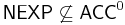 \mathsf{NEXP} \not \subseteq \mathsf{ACC}^0