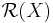 \mathcal{R}(X)