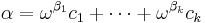 \alpha = \omega^{\beta_1} c_1 %2B \cdots %2B \omega^{\beta_k}c_k