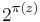 2^{\pi(z)}