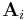 \mathbf{A}_i