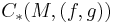 C_*(M, (f, g))