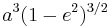 a^3 (1-e^2)^{3/2}