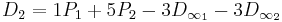 D_2=1P_1%2B 5P_2- 3D_{\infty_1} -3D_{\infty_2} 