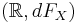 (\mathbb{R}, dF_{X})